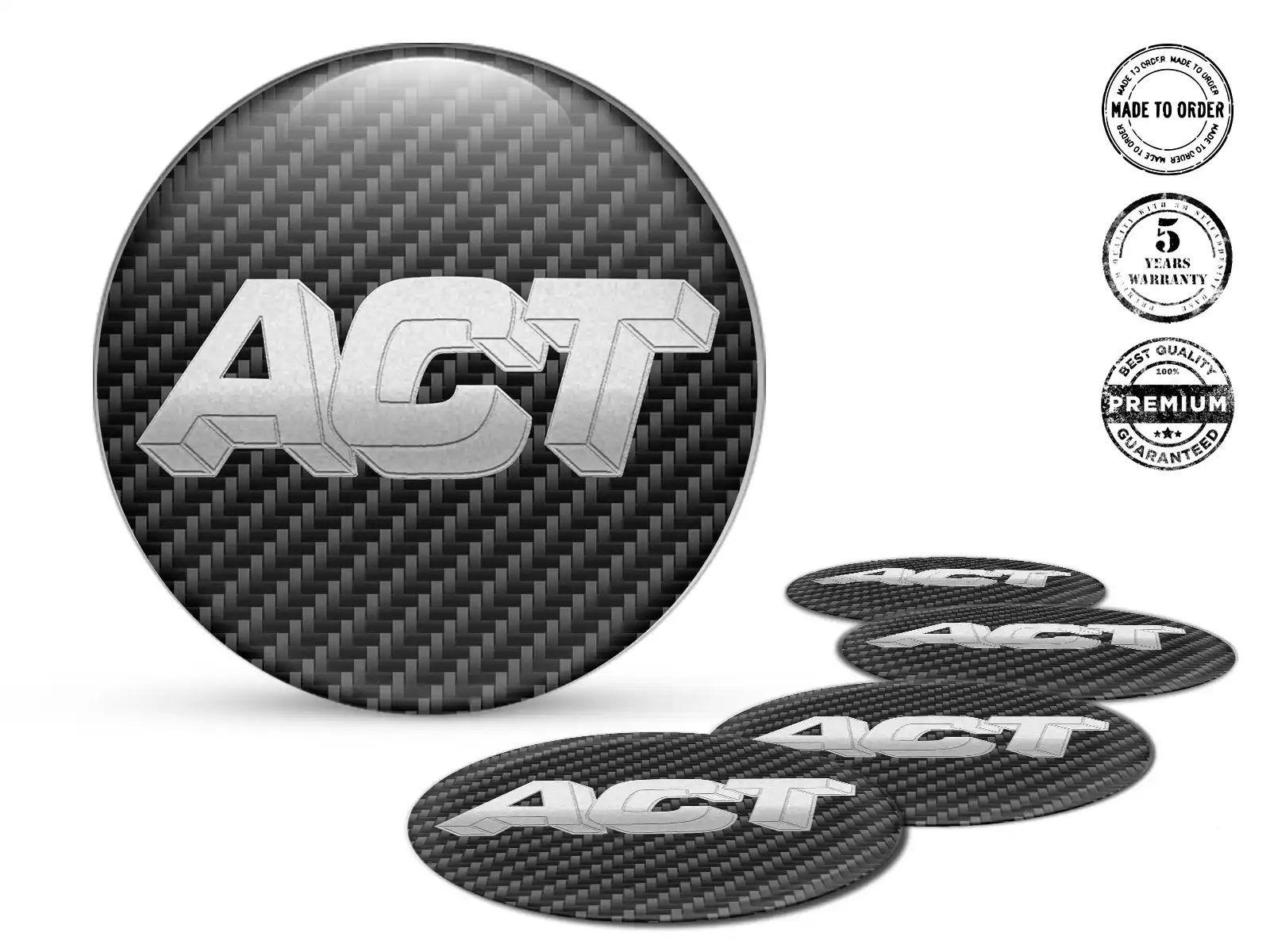 ACT Wheel Decals Style Silicone Badge Upgrade